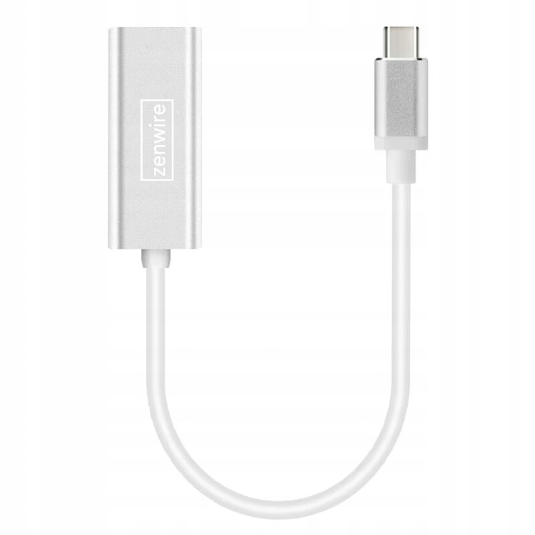 Adapter USB-C Fast Ethernet RJ45 Przejściówka USB A LAN Zenwire - zdjęcie 4