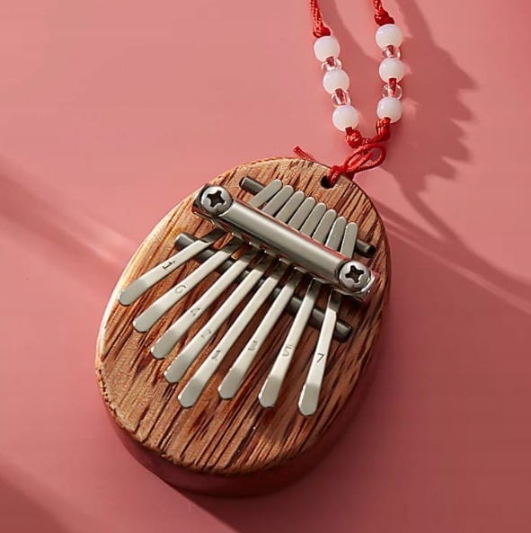 Mini Kalimba Drewniana Mahoń Kalimbka Zenwire K04 - zdjęcie 3