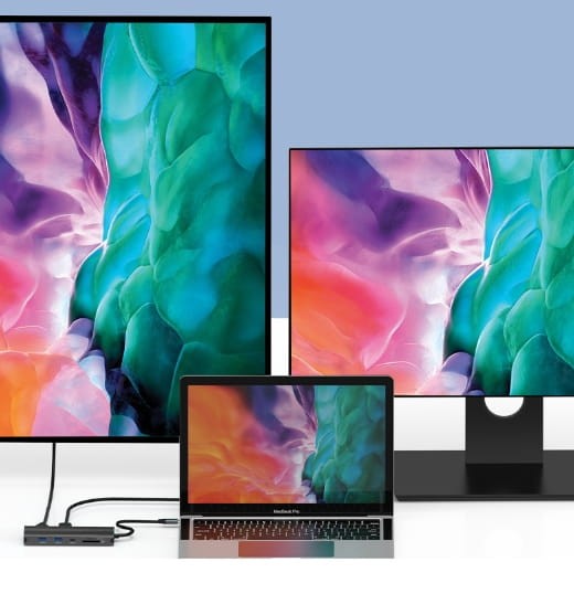 HUB USB-C 10w1 Display Port 1.4 HDMI 2.1 8K 4K 120Hz 60Hz Full HD 144Hz USB 3.0 SD Power Delivery 100W Macbook M1 M2 M3 M4 Zenwire - zdjęcie 4